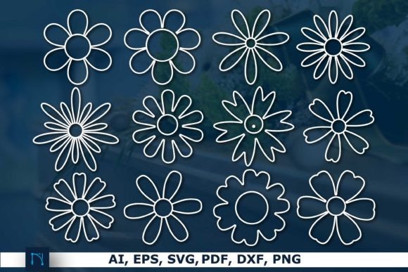 Download Daisy Flower SVG Bundle for Cricut - Lower Collection