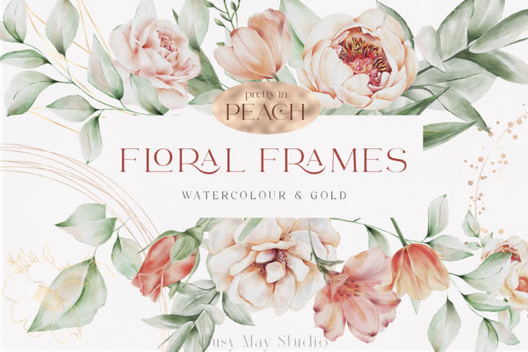 Download Flowers Rose Gold Geometric Frames PNG - Lower Collection